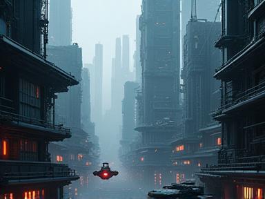 Project Aurora: sci-fi city animation clip